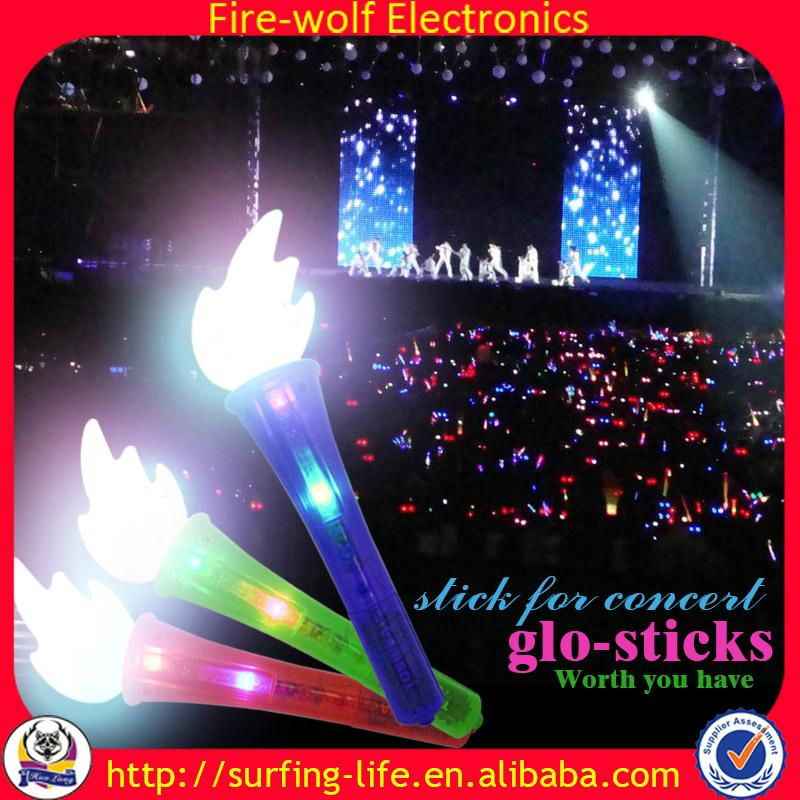 Party Gift led flashing stick torch , led foam glow stick China Manufacturer  2