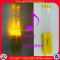 Sound controlled Led flashing glow stick