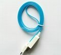 USB Flash glowing data sync charging cable 4