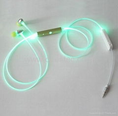 LED Lighting earphone