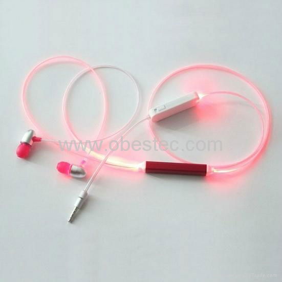 LED Lighting earphone 4