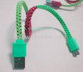 Colorful USB Zipper cable 4