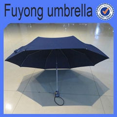 Auto open and close 3 folding umbrella