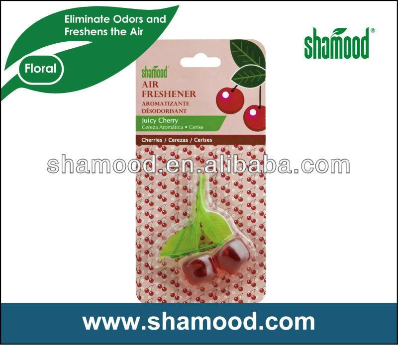 Cherry Shape Plastic Gel Hanging Car Air Freshener  2