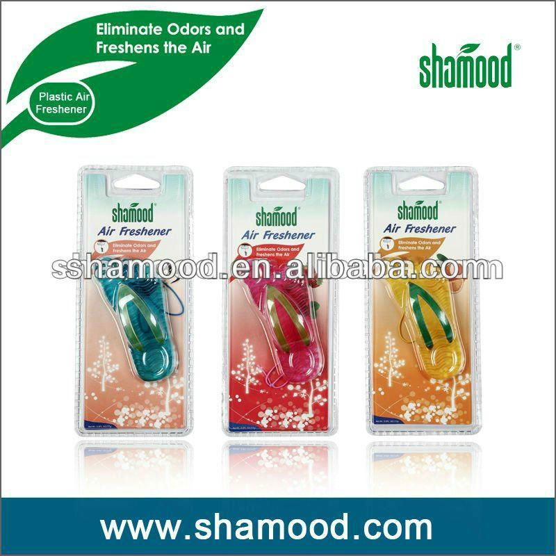 Flip-Flop Shape Plastic Gel Hanging Car Air Freshener 