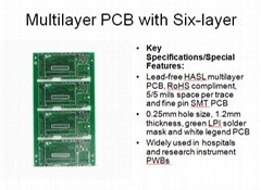 6 layer PCB