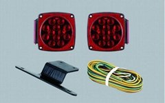 12V LED TRAILER LIGHT KIT/RED
