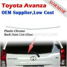 Back Door List Glass Strip for Toyota