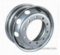 22.5x8.25 tubeless steel wheel DOT