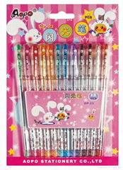 Colored Glitter Gel Ink Pen--GP-23