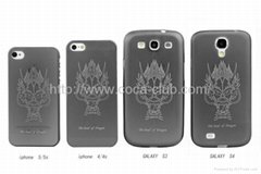 Unique Design High Quality Ultrathin Unbreakable Tattoo Case for iPhone Samsung