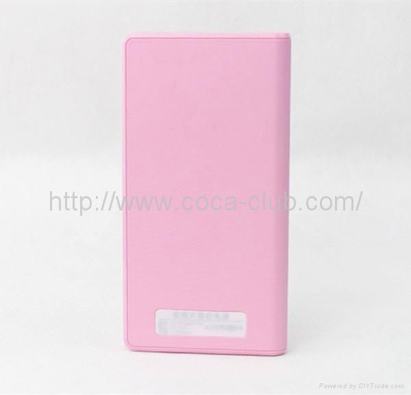 Polymer lithium battery high capacity 12000mah portable power bank multi-color 2