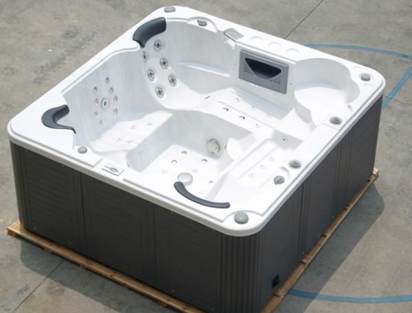 Luxury 5 person LCD TV spa  bathtub, jacuzzi, hot tub waterfall SR808