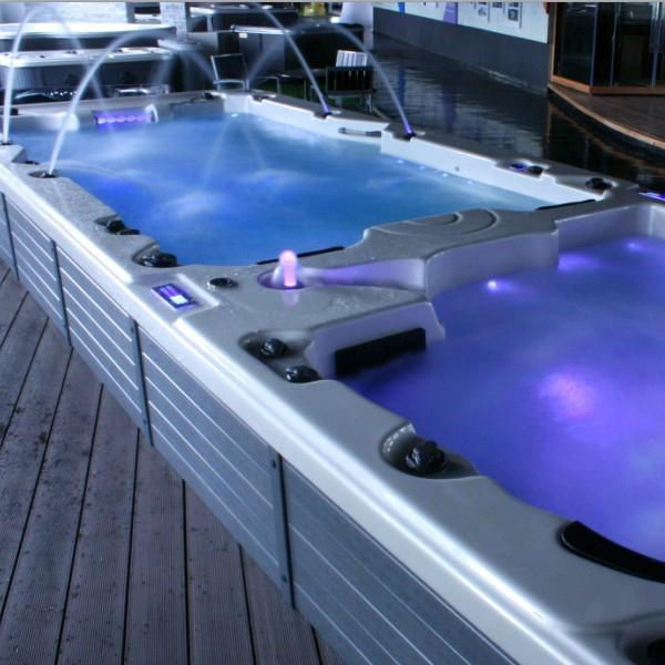 Sunrans CE approved 6 meter long swimming spa, swim spa, spa pool SR850