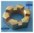Hex slotted nylon lock nuts  2