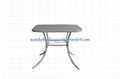 Retangular Tempered Glass Table