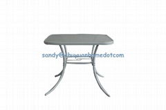 Retangular Tempered Glass Table