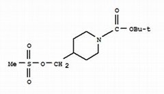 (1-(tert-butoxycarbonyl)piperidin-4-yl)methyl methanesulfonate