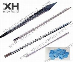 PVC-R injection screw barrels
