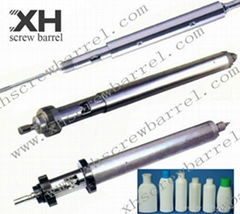 PC injection screw barrels