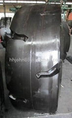 Transporter loader high tread tires