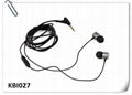 hot selling in-ear Earphone with Mic for Phone Samsung MP3 MP4 PC Laptop  