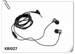 hot selling in-ear Earphone with Mic for Phone Samsung MP3 MP4 PC Laptop  