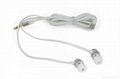 color metal earphone with mic and volume control for mp3   5