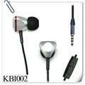 New cool metal shell earphone for smart phone