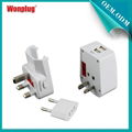 2014 newest usb travel adapter approved CE&ROHS 4