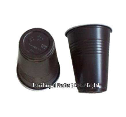 GH-C0005-180ML brown disposable plastic coffee cup  