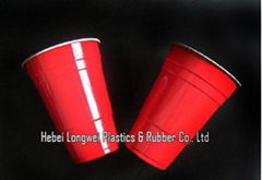 425ml(14oz) disposable plastic red party