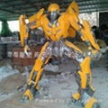玻璃鋼機器人大黃蜂雕塑 1