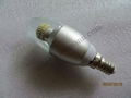 360 degree beam angle 6W Non-bent tip LED Candle Bulb