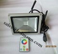 20W RF RGB LED floodlight in the operation of wireless wave 433MHz 1