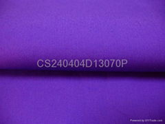 Purple Dyed Cotton Poplin Spandex Fabrics 40S40S13070