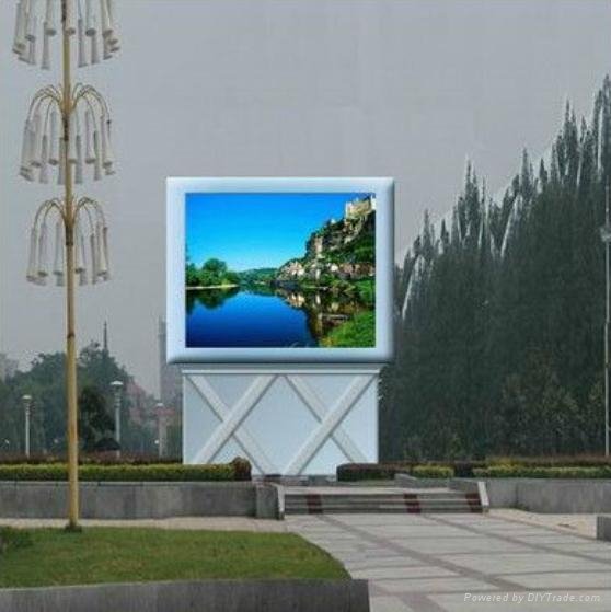 High brightness and well radiating smd outdoor p10 led display