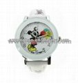 Fairy cartoon leather kid watches for funny and fashion