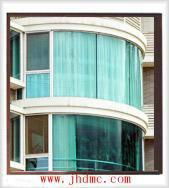 Aluminium Balcony Curve Windows