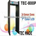 24 Zones door frame metal detector TEC-800P