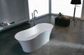 Solid surface artificial stone bathtub