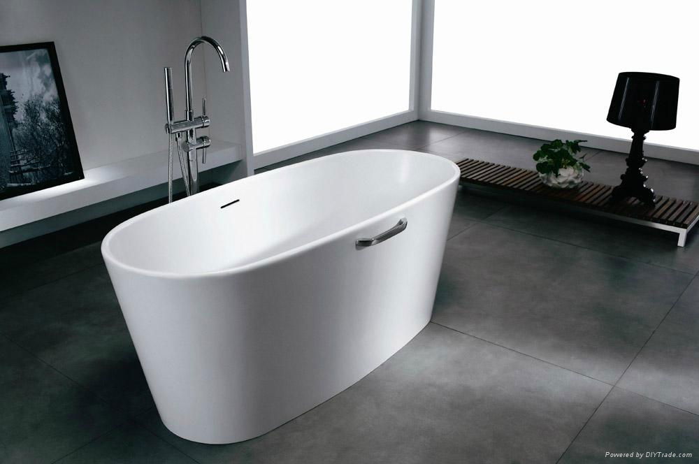  Solid surface artificial stone bathtub BS-S02
