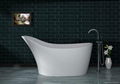 Solid surface artificial stone bathtub