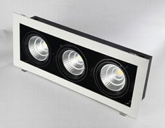 Three heads 54W LED Grid Light