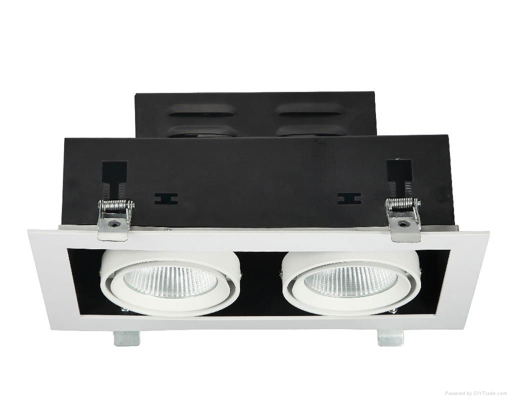 2X10W High Power LED Grid Light 3