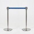 Crowd control retractable belt stanchions 1