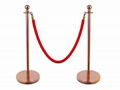 Crowd control velvet rope posts 1