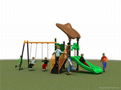 Outdoor kids playground slide