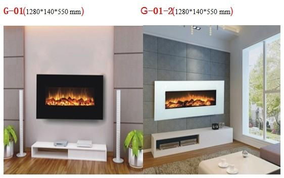 China cheap and good quality wall mounted electric fireplace 2