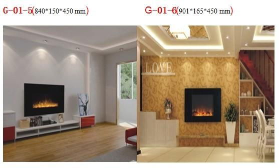 China cheap and good quality wall mounted electric fireplace 4